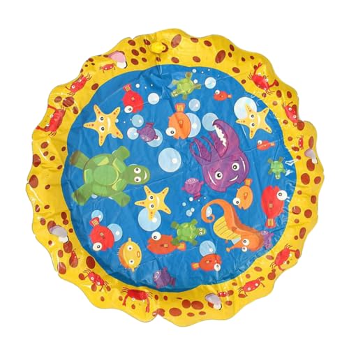 ifundom Aufblasbare Wasserspielmatte Für PVC Sprinkler Pad Mit Bunten Designs Lustiges Wasserspielzeug Für Garten Und Pool Ideales Sommer Für Draußen ifundom Aufblasbare Wasserspielmatte Für PVC Sprinkler Pad Mit Bunten Designs Lustiges Wasserspielzeug Für Garten Und Pool Ideales Sommer Für Draußen von ifundom