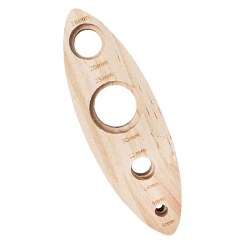 ifundom Augenwerkzeug Holz Sicherheitsaugen Insertion Werkzeug Augapfel -messdatum Holzhilfswerkzeug Für DIY -Handwerk Häkeln Gefüllte Tierbären Augen Installieren von ifundom