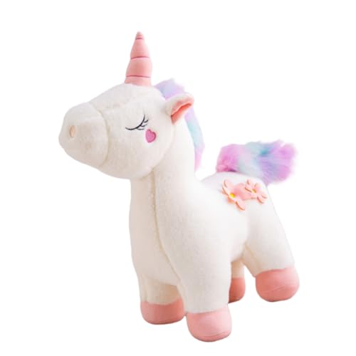 ifundom Ausgestopftes Puppengeschenk Einhorn-Puppe Plüschpuppe Weiß ifundom Ausgestopftes Puppengeschenk Einhorn-Puppe Plüschpuppe Weiß von ifundom