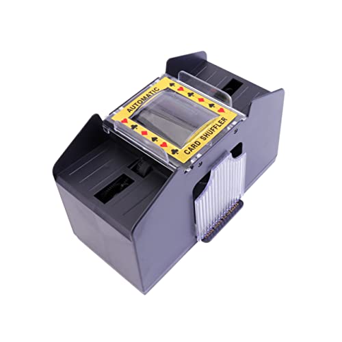ifundom Automatischer Kartenmischer für Brettspiele Elektrischer Spielkartenmischer ohne Batterien für Poker Bridge Format Einfaches Mischen von zu 4 Kartendecks ifundom Automatischer Kartenmischer für Brettspiele Elektrischer Spielkartenmischer ohne Batterien für Poker Bridge Format Einfaches Mischen von zu 4 Kartendecks von ifundom
