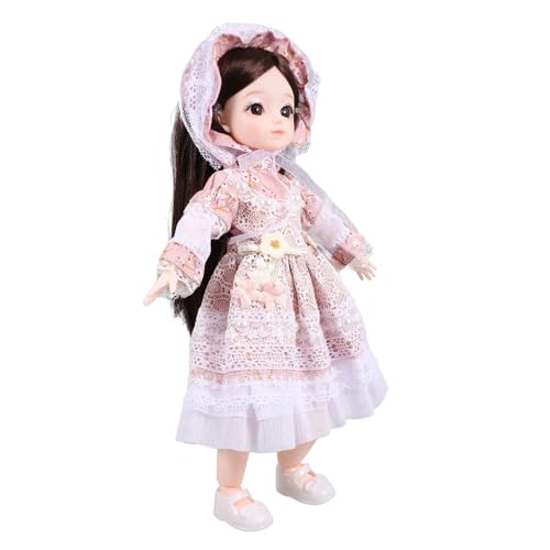 ifundom BJD-Gelenkpuppe Mädchen Prinzessin Puppe Kugelgelenkpuppe kinderspielzeug Puppen-Accessoires Bjd-Puppe lebendige Puppe Gliederpuppe im hawaiianischen Stil Süße Puppe Kunststoff von ifundom