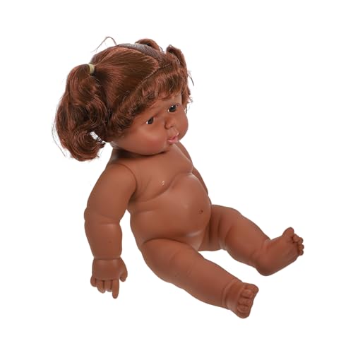 ifundom Babypuppe Aus Kunststoff Reborn Babypuppen Babyspielzeug Realistische Puppe Lebendige Puppe Realistische Babypuppe Neugeborene Mädchenpuppe Mit Kleidung Kleine Babypuppen von ifundom
