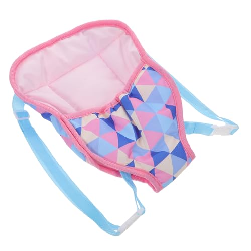 ifundom Babypuppenträger für Puppen Atmungsaktiv und Verstellbar Tragbare Puppentrage für Mädchen Zubehör für Outdoor von ifundom