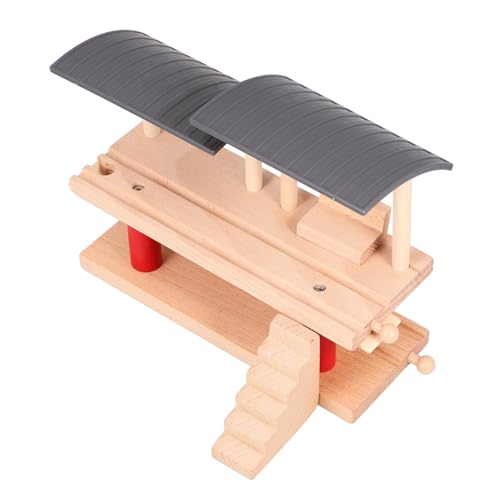 ifundom Bahnsteigspielzeug für DIY Doppelte Gleisplattform Farbenfrohes Eisenbahn Zubehör für Kreative Spielstationen und Modellbau für Outdoor Spiele von ifundom