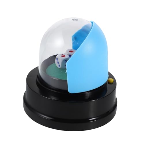 ifundom Bar Zubehör für Spiele Partyspiel Zubehör Unterhaltung Zubehör interaktives interaktive Spiele Lucky Roller Cup Tischspielwürfel Plastik Sky-Blue von ifundom