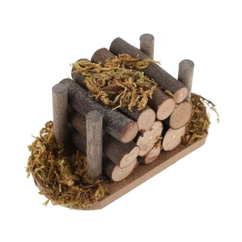 ifundom Bauen Sie Ihren Eigenen Miniaturgarten. Mini-brennholz- Miniatur-Spielzeug für Das Puppenhaus. Puppenhaus-kaminzubehör. von ifundom