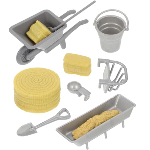 ifundom Tier-kit Mini-Farm-zubehör Für Kinder Spielzeug Spaß Realistische Miniatur-Garten Requisiten von ifundom