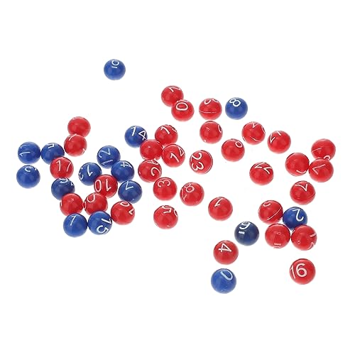 ifundom Bingo-Kugeln Aus Kunststoff Tombola-spielbälle Nummerierte Bälle Für Das Bingo-Spiel Zur Einfachen Verwendung von ifundom