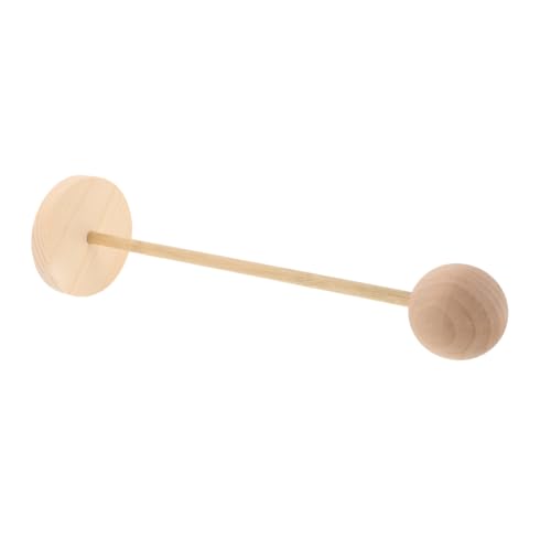 ifundom Bjd Puppen Perückenständer aus Holz mit Rutschfester Basis für Kopfbedeckungen zum Ordnen und Präsentieren von Puppenperücken und Elegantes Design von ifundom