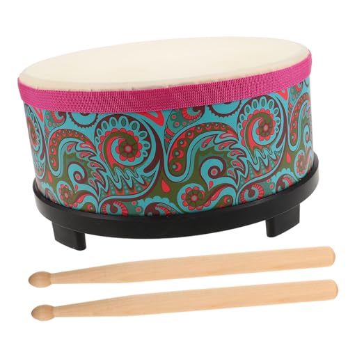 ifundom Blumenmuster Orff Bodentrommel für Percussion Instrument für Musikspielzeug Drinnen und Draußen Fördert Rhythmus und Kreativität von ifundom