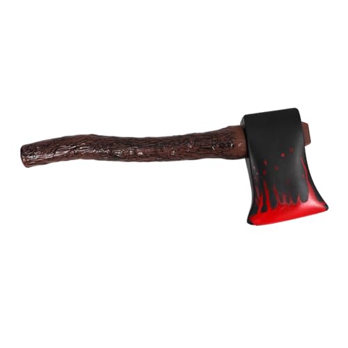 ifundom Blutige Halloween Requisite Kurze Axt für Cosplay Kostüm Party Deko Bühne Fasching Erwachsene und Jugendliche von ifundom