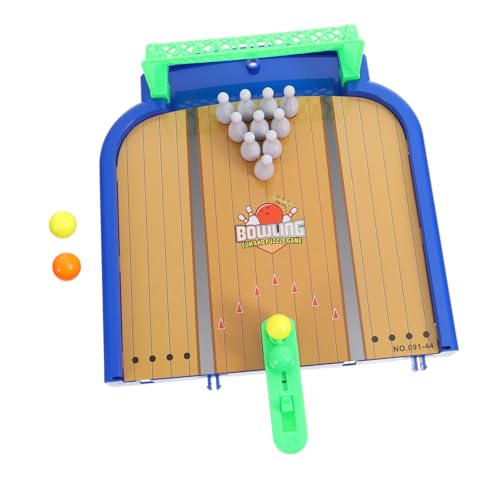 ifundom Bowlingkugel Fußball Zappeln Mini-fußball Jonglierbälle Sport Für Jungen Desktop-spielspielzeug Mini-Bowling- Tabletop-Strike-Spiel Mini-streichspiel Plastik von ifundom