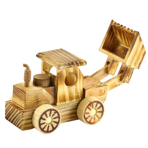 ifundom Bulldozer-Modell Zubehör Klebeband Maschine Tragbare Heizung Kamera Liebesband Haustier Abnehmbare Heizung Drücker Kleinkinder Automodell Cool Hölzern von ifundom
