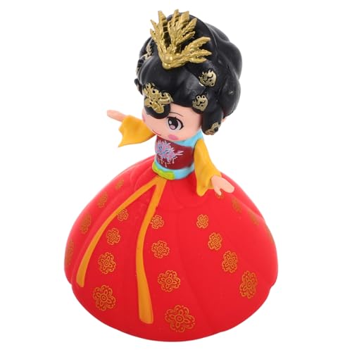 ifundom Bunte Kunstharz-Tumbler-Puppe Für Babys Mit Musik, Bauchzeit Und Krabbelaktivitäten, Chinesische Traditionelle Kunsthandwerks-seidenfigur von ifundom