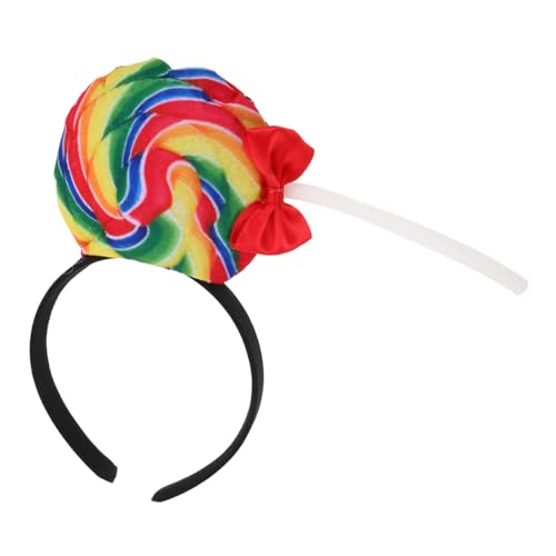 ifundom Bunte Lutscher Haarreif Leichtes Candy Cane Stirnband Für Halloween Party Hohe Sichtbarkeit Kreative Kopfbedeckung Für Eltern von ifundom