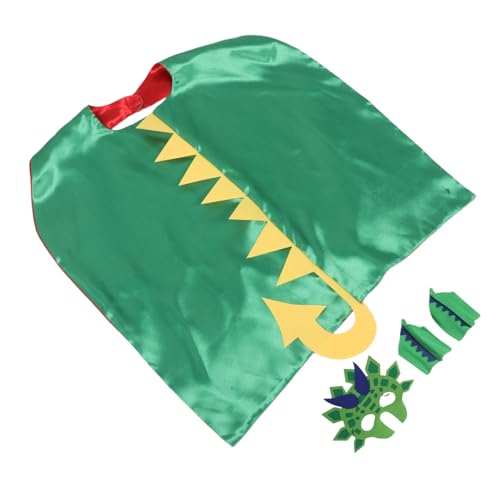 ifundom Cartoon Dinosaurier Kostüm mit Kapuze und Umhang Robustes Halloween Cosplay für Jungen Mädchen Vielseitig für Geburtstag Party und Rollenspiel ifundom Cartoon Dinosaurier Kostüm mit Kapuze und Umhang Robustes Halloween Cosplay für Jungen Mädchen Vielseitig für Geburtstag Party und Rollenspiel von ifundom
