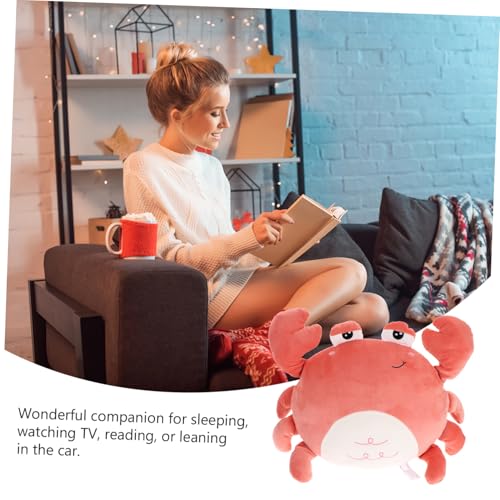 ifundom Cartoon Kuscheltier Krabbe Plüschkissen Weiches Baumwollstofftier Sofa Dekoration Geschenk für Familie von ifundom