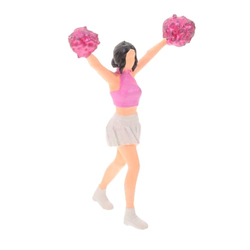 ifundom Cheerleading -Modell Cartoon-Handtücher Figur Puppe Trendige Leute Puppe Cartoon-Lappen Simulationspuppe Babymodell für das Training Gelenksimulationsmodell Harz von ifundom