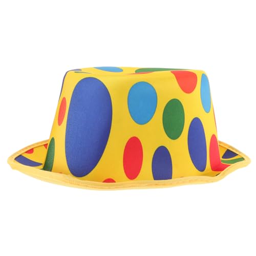 ifundom Clown Hut aus Langlebigem Vliesstoff Dekorativer Bühnenhut für Fasching und Kostümparty Leichter Bequemer Clown Performance Hochhut für Erwachsene für Theater und Karneval ifundom Clown Hut aus Langlebigem Vliesstoff Dekorativer Bühnenhut für Fasching und Kostümparty Leichter Bequemer Clown Performance Hochhut für Erwachsene für Theater und Karneval von ifundom