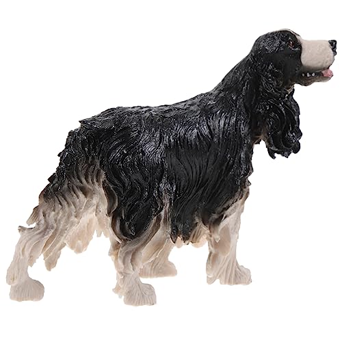 ifundom Cocker Spaniel-Modell Spielset mit Tierspielzeug realistische Spielfiguren Hündchenspielzeug für Kinder Spielzeuge Simulation Tierfigur Hundeerkennungsmodell von ifundom