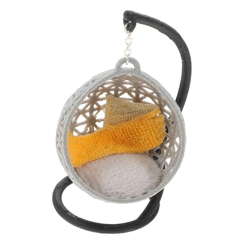ifundom DIY Dollhouse Swing Stuhl Accessoire Miniaturmodellmöbel Für Winziges Hanging Stuhlmodell Für Schreibtisch Mini Möbelverzierung ifundom DIY Dollhouse Swing Stuhl Accessoire Miniaturmodellmöbel Für Winziges Hanging Stuhlmodell Für Schreibtisch Mini Möbelverzierung von ifundom