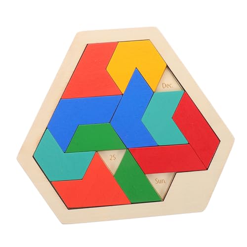 ifundom Denksport-Spielzeug Für Kinder: Holz-sechseck-Puzzle Geometrische Musterblöcke Montessori-lernspiel ifundom Denksport-Spielzeug Für Kinder: Holz-sechseck-Puzzle Geometrische Musterblöcke Montessori-lernspiel von ifundom