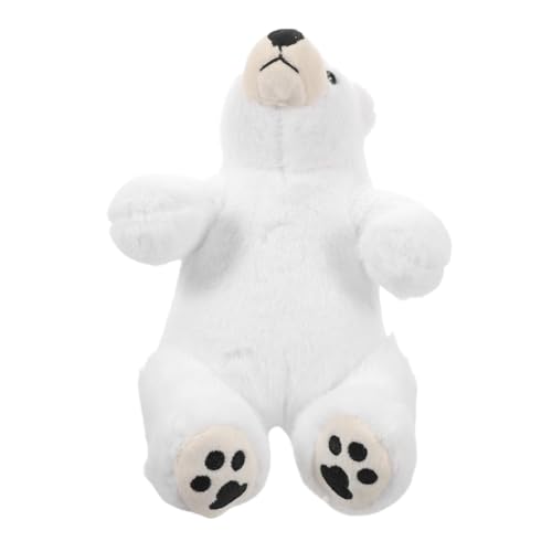 ifundom Desktop Puppe Ornament Plüschtiere Eisbär Stoffbär Kuscheltier Plüsch Eisbär Puppe Ausgestopfter Weicher Für Jungen Plüschtiere Weiß ifundom Desktop Puppe Ornament Plüschtiere Eisbär Stoffbär Kuscheltier Plüsch Eisbär Puppe Ausgestopfter Weicher Für Jungen Plüschtiere Weiß von ifundom