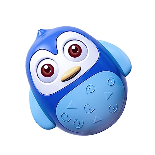 ifundom Die Glocke Rütteln Kinderbecher Wackelbecher Für Bauchspielzeug Pinguinförmiges Becherspielzeug Kinderspielzeug -Tumbler- Becher Plastik Blue von ifundom