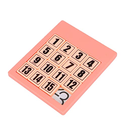 ifundom Digitale Huarong-Straße Puzzle kinderpuzzle Sliding Puzzle gehirn Training kinderknallzeug Denkspielzeug Hilfsmittel für die Früherziehung pädagogisches Abs Rosa von ifundom