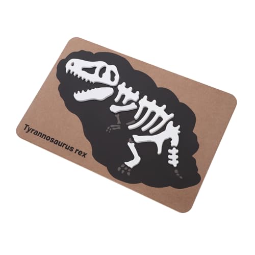 ifundom Dinosaurier Fossil Skelettpuzzle aus Holz für Lernspielzeug für Jahre Fördert Kreativität und Soziale Interaktion für Kleine Dino Fans und Geschichtenerzähler von ifundom