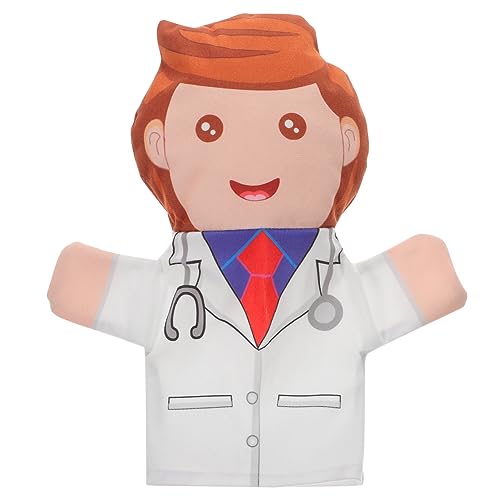 ifundom Doktorhandpuppe Fingerspielzeug für die ganze Familie Eltern-Kind-Interaktives Handpuppen für figurförmiges Fingerpuppenspielzeug Fingerpuppe PP Baumwolle ifundom Doktorhandpuppe Fingerspielzeug für die ganze Familie Eltern-Kind-Interaktives Handpuppen für figurförmiges Fingerpuppenspielzeug Fingerpuppe PP Baumwolle von ifundom