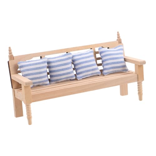 ifundom 112 Miniatur Vintage Sofa Kissen Puppenhaus Wohnzimmer Zubehör Strapazierfähige Handwerkskunst von ifundom