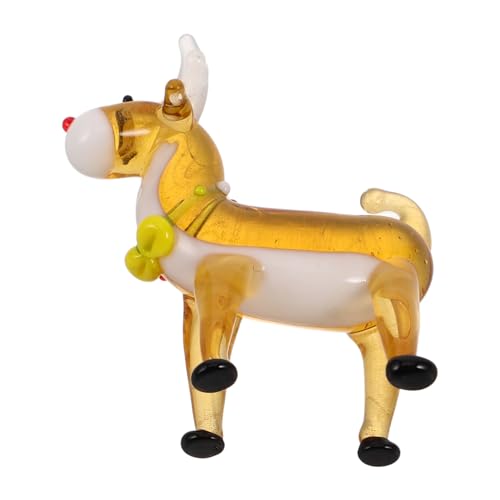 ifundom Einzigartige Glas-weihnachtsdeko Hirsch-Ornament Elch-Figur Statue Für Die Inneneinrichtung ifundom Einzigartige Glas-weihnachtsdeko Hirsch-Ornament Elch-Figur Statue Für Die Inneneinrichtung von ifundom