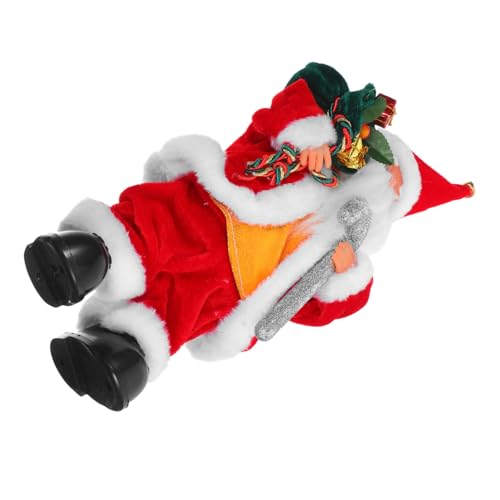 ifundom Elektrischer Kleiner Weihnachtsmann mit Musik und Beweglichen Weihnachtsdeko und Xmas Party Sicherer Kinderspaß mit Flexiblem Design für Festliche Stimmung ifundom Elektrischer Kleiner Weihnachtsmann mit Musik und Beweglichen Weihnachtsdeko und Xmas Party Sicherer Kinderspaß mit Flexiblem Design für Festliche Stimmung von ifundom