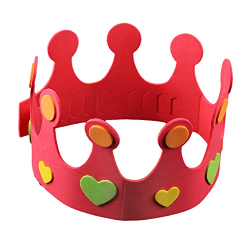 ifundom Eva Geburtstagskrone Für Handgemachte Party Dress Up Kappe Rot Rollenspiel Zubehör Für Geburtstagsfeiern Und Kreative Kostümspiele ifundom Eva Geburtstagskrone Für Handgemachte Party Dress Up Kappe Rot Rollenspiel Zubehör Für Geburtstagsfeiern Und Kreative Kostümspiele von ifundom