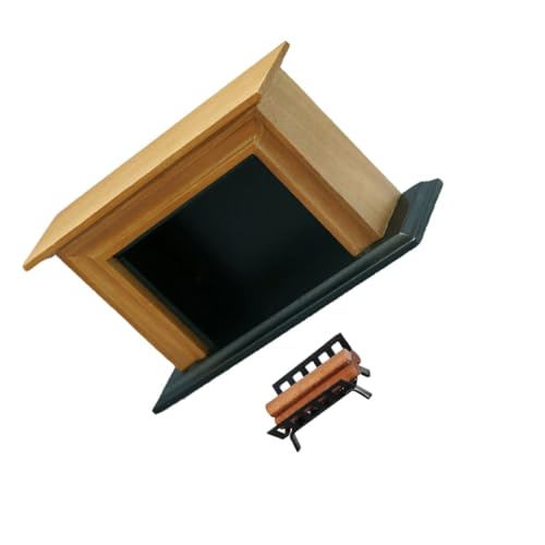 ifundom Exquisite Handwerkskunst Kamin Miniatur-brennholzstapel-Modell Für Vintage-heimdekor Jungen- Und Mädchen-spielzimmer von ifundom