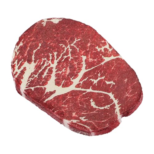 ifundom Fake Steak Modell Realistisches Künstliches Rindfleisch für Fotografie Dekoration Ausstellungen Lebensmittelechtes Design für Küchen und Sammlungen von ifundom