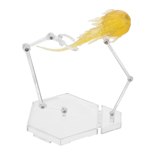 ifundom Figurenständer Gelb Stabiler Modellhalter Action Figure Display Ständer für Sammelfiguren Vielseitig Kompatibel für Dioramen und Vitrinen von ifundom