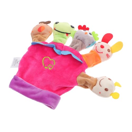 ifundom Finger Puppen Abdeckung interaktives Kuscheltier Kleinkinder Kreatives Fingerpuppen Puppenspielzeug zum Geschichtenerzählen PP Baumwolle Rosa ifundom Finger Puppen Abdeckung interaktives Kuscheltier Kleinkinder Kreatives Fingerpuppen Puppenspielzeug zum Geschichtenerzählen PP Baumwolle Rosa von ifundom