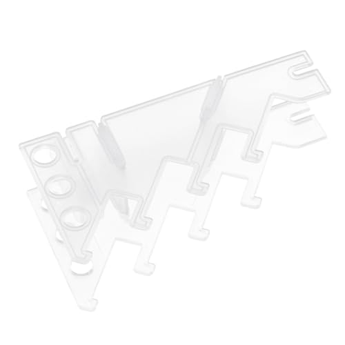 ifundom Finger-Skateboard-Halter Aus Kunststoff, Transparentes Präsentationsregal Für Finger-Skates, Platzsparende Aufbewahrung, Geeignet Für Zuhause Und Das von ifundom