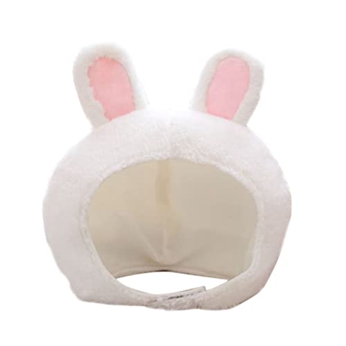 ifundom Flauschiger Kaninchenkopf Hut Mit Ohren Kurzfloriger Velours Warmer Lustiger Bunny Hut Mit Ohrklappen Für Kostü Accessoire Fotobooth Requisiten Für ädchen Und von ifundom