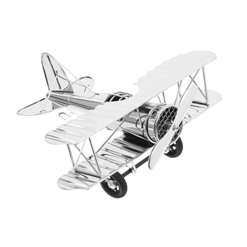 ifundom Retro Flugzeug Modell Aus Eisen Vintage Deko Figur Für -Liebhaber Mittelgroßes Sammlerstück Für Geburtstagsfeiern Und Thematische Veranstaltungen ifundom Retro Flugzeug Modell Aus Eisen Vintage Deko Figur Für -Liebhaber Mittelgroßes Sammlerstück Für Geburtstagsfeiern Und Thematische Veranstaltungen von ifundom