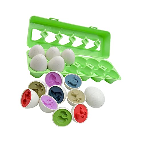 ifundom Kleinkindspielzeug Pädagogisches Matching-Spiel Dinosaurier-förmiges Spielzeug Sicheres Glattes Material Kompakte Größe Für Kinder von ifundom