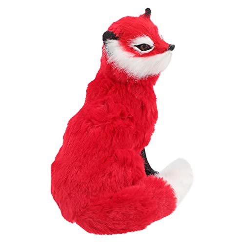 ifundom Fox Plush Toy Fuchs Plüsch ausgestopft Nachahmung Füchse Modell Pelztiermodelle Füchse-Modell Cartoon-Wohnkulturen entzückende Füchse Puppe Kunststoff rot ifundom Fox Plush Toy Fuchs Plüsch ausgestopft Nachahmung Füchse Modell Pelztiermodelle Füchse-Modell Cartoon-Wohnkulturen entzückende Füchse Puppe Kunststoff rot von ifundom