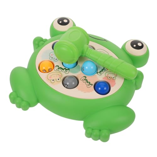 ifundom Frosch Whack Spiel mit Hammer für Kleinkinder Lernspielzeug Hand-Auge-koordination Problemlösung und Kognitiver Entwicklung Interaktives Familienspiel für Jungen und Mädchen von ifundom