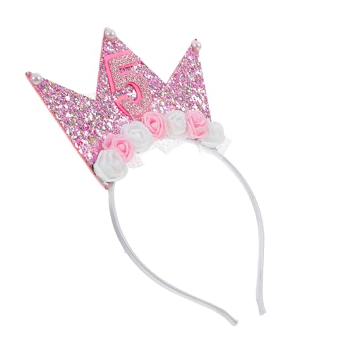 ifundom Geburtstags Krone Haarband Für Festliche Stirnbänder Für Jungen Und Mädchen Dekorative Kopfband Für Kindergeburtstag Und Partys Elastisches Geburtstags Haaraccessoire von ifundom