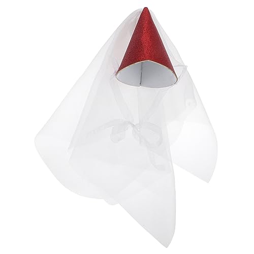 ifundom Partyhut Mit Pailletten Aus Tüll Geburtstagshüte Für Mädchen Rot Unisex Einheitsgröße Foto-requisite von ifundom