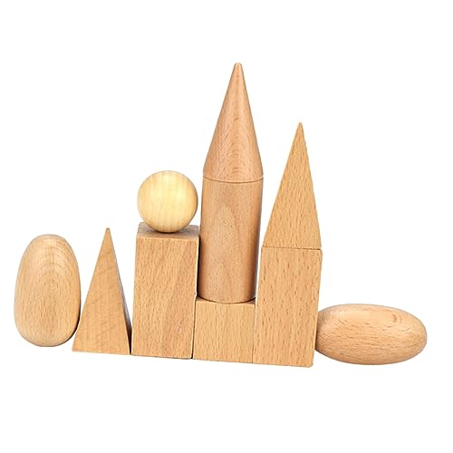 ifundom Geometrisches Holz Bauspielzeug für Pädagogisches Montessori Stapelspielzeug Kreativität Hand Auge Koordination und Problemlösungsfähigkeiten Khaki ifundom Geometrisches Holz Bauspielzeug für Pädagogisches Montessori Stapelspielzeug Kreativität Hand Auge Koordination und Problemlösungsfähigkeiten Khaki von ifundom