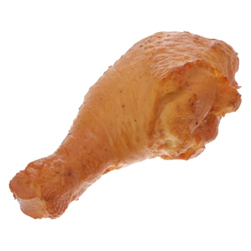 ifundom Geschmückt Hähnchenkeulen Für Simuliertes Essen Gekochtes Gebratenes Hähnchen Gefälschtes Brathähnchen Künstliches Gebratene Hähnchenkeule PVC Gebratenes Huhn Trommelstock von ifundom