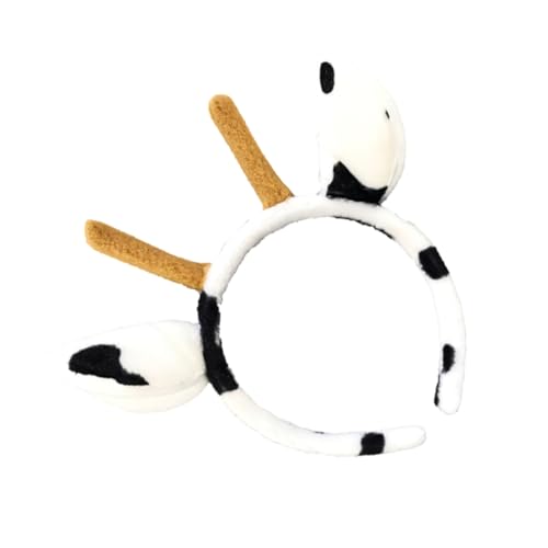 ifundom Haarreif mit Kuhohren und Geweih Leichtes Stilvolles Party Accessoire für Erwachsene Dekoratives Cosplay Haarband für Karneval Fasching und Fotoshootings ifundom Haarreif mit Kuhohren und Geweih Leichtes Stilvolles Party Accessoire für Erwachsene Dekoratives Cosplay Haarband für Karneval Fasching und Fotoshootings von ifundom